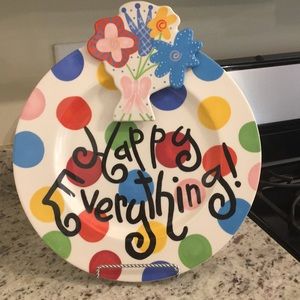 Large happy everything plate